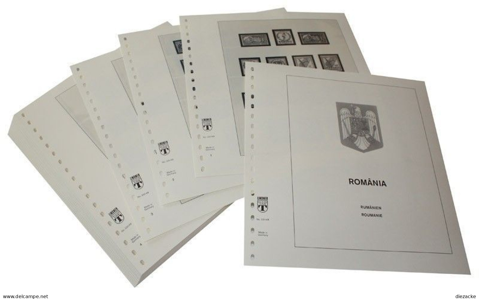Lindner-T Rumänien 1971-1975 Vordrucke 231A Neuware ( - Pré-Imprimés