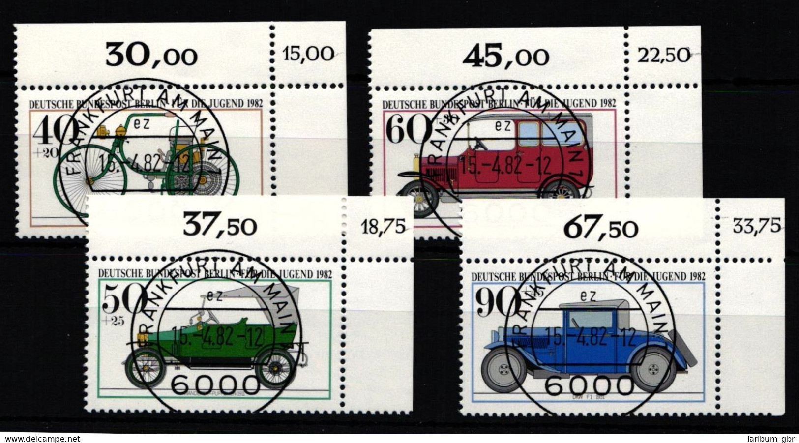 Berlin 660-663 Gestempelt KBWZ #KW784 - Andere & Zonder Classificatie