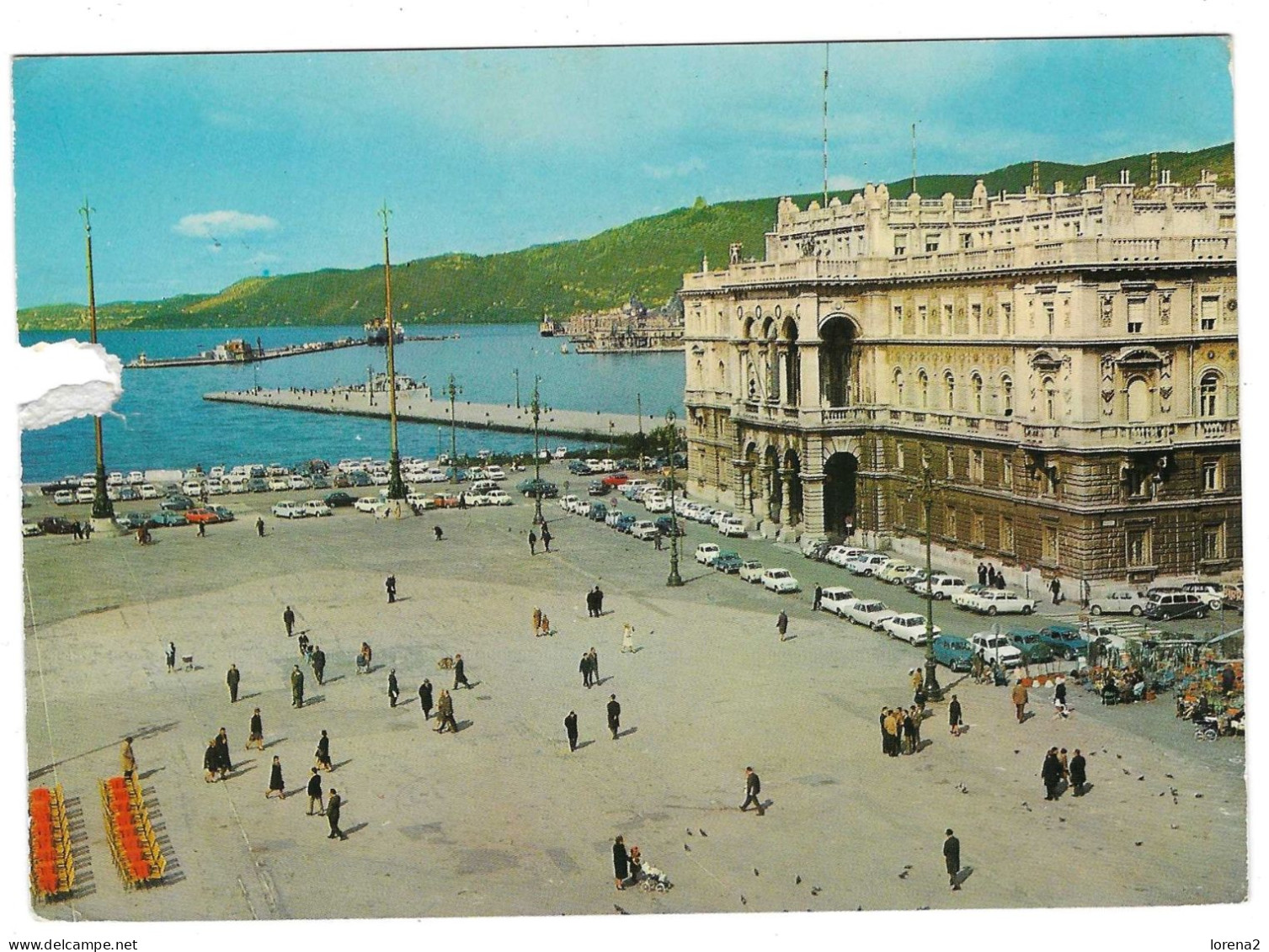 Postal Trieste. Piazza Unita. 7-sui141 - Autres & Non Classés