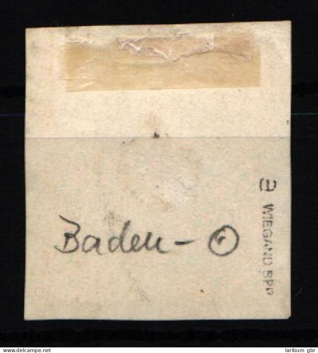 Deutsches Reich 33 A Gestempelt Baden Stempel, Geprüft Wiegand BPP #KW898 - Sonstige & Ohne Zuordnung