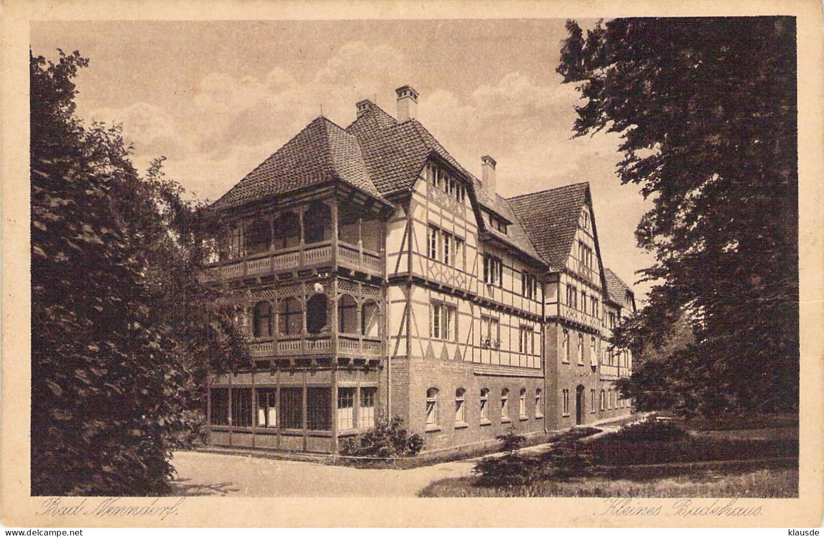 Bad Nenndorf - Kleines Badehaus Gel.1923 - Bad Nenndorf