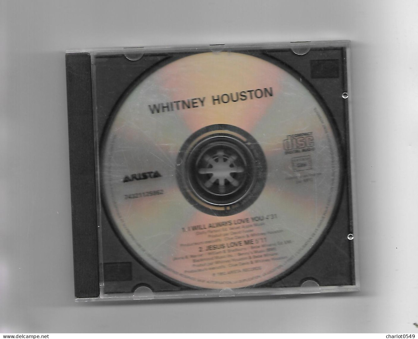 2 Titres Whitney Houston - Sonstige & Ohne Zuordnung