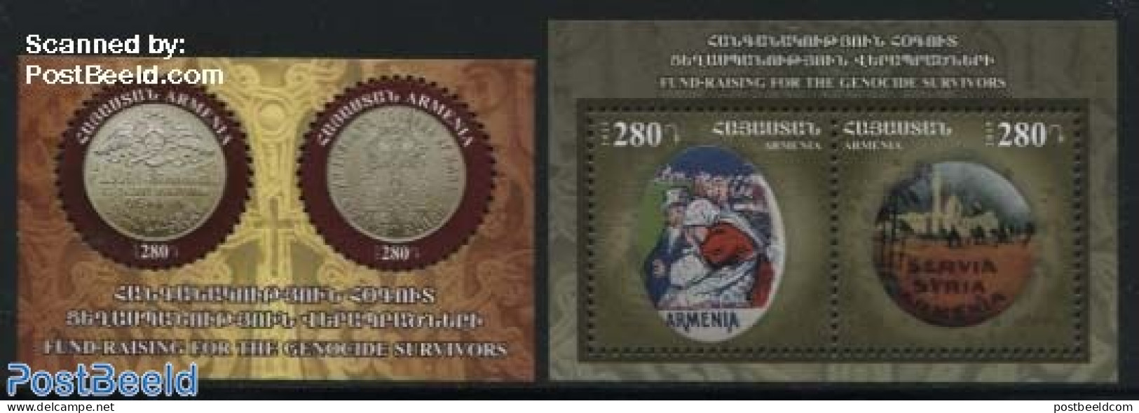 Armenia 2015 Fund-Raising For Survivors 2 S/s, Mint NH, Religion - Various - Churches, Temples, Mosques, Synagogues - .. - Churches & Cathedrals