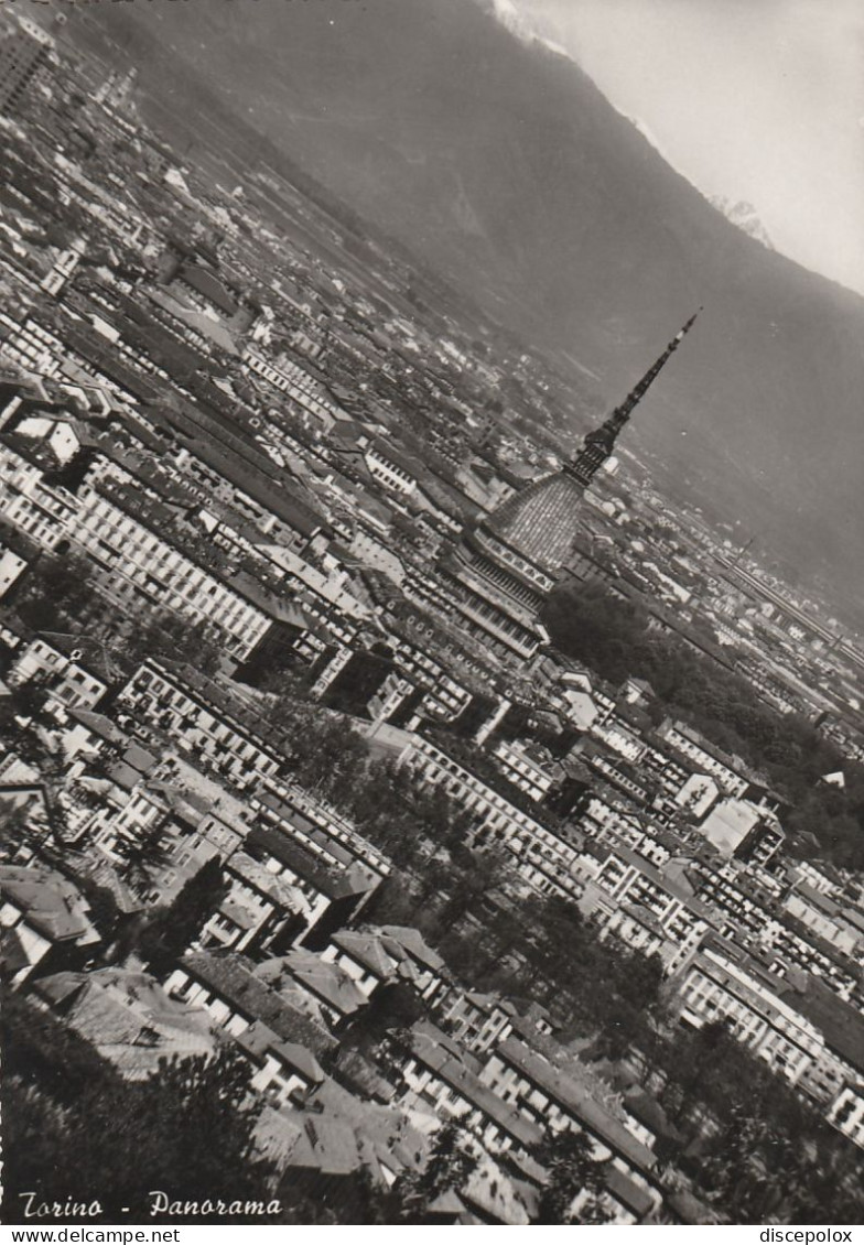 AD256 Torino - Panorama Della Città Con La Mole Antonelliana E Le Alpi / Viaggiata - Viste Panoramiche, Panorama