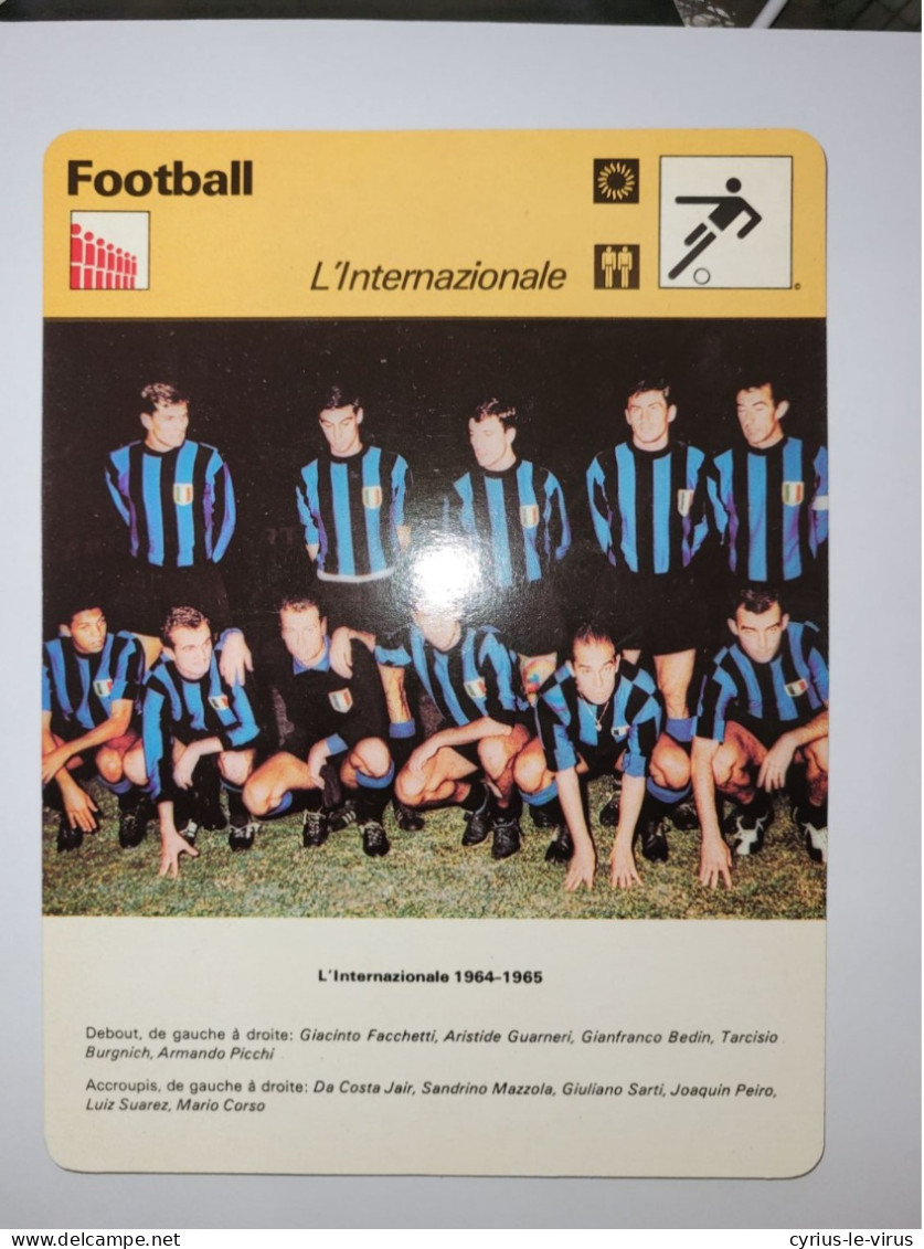 Football  ** Italie  ** Inter De Milan 1964/65 - Sport