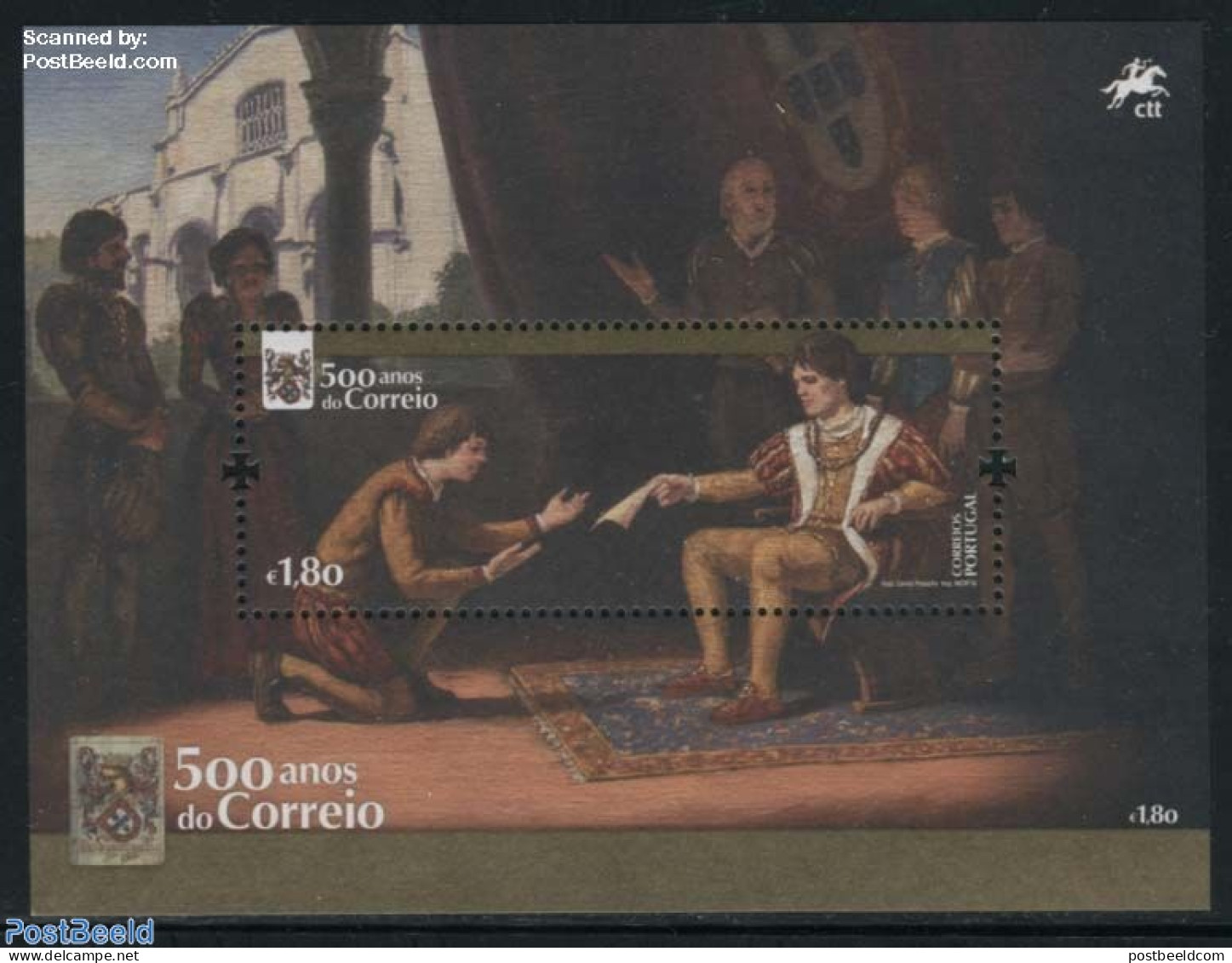Portugal 2016 500 Years Post S/s, Mint NH, Post - Ungebraucht