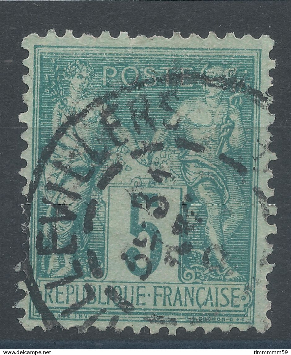 Lot N°83302   N°75, Oblitéré Cachet à Date De AILLEVILLERS "Hte SAONE" - 1876-1898 Sage (Type II)