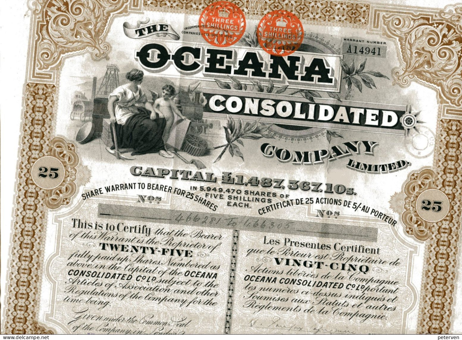 The OCEANA CONSOLIDATED  COMPANY, Limited - Mines