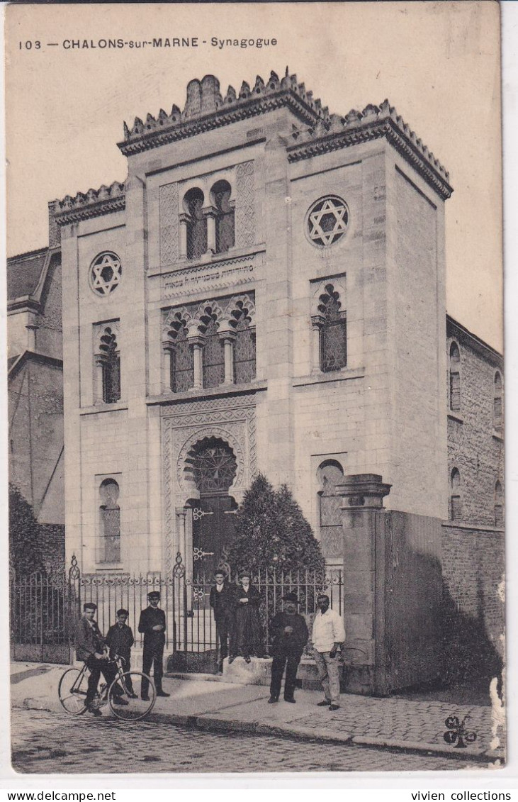 Châlons Sur Marne (51) La Synagogue - édit. MTIL N° 103 - Châlons-sur-Marne