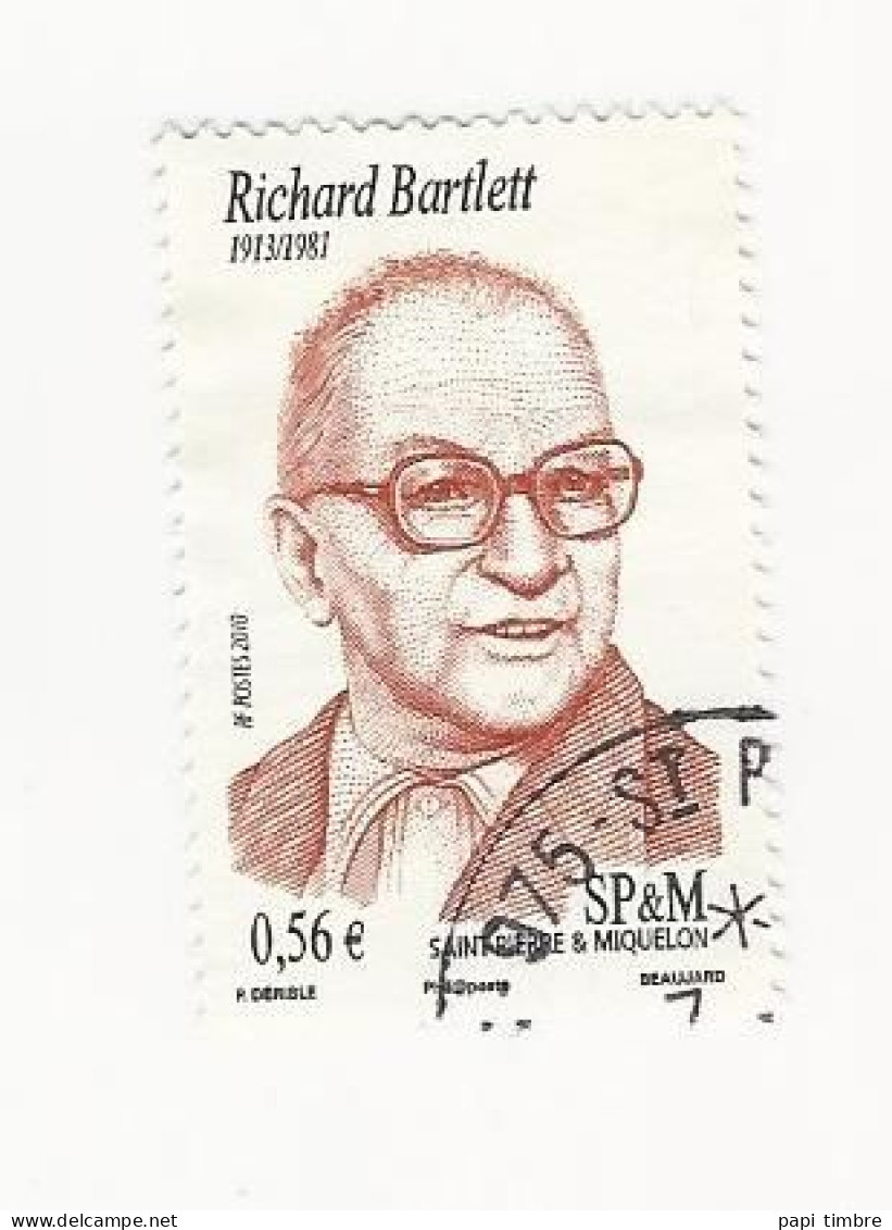 SPM-2010 -Richard Bartlett - N° 966 Oblitéré - Used Stamps