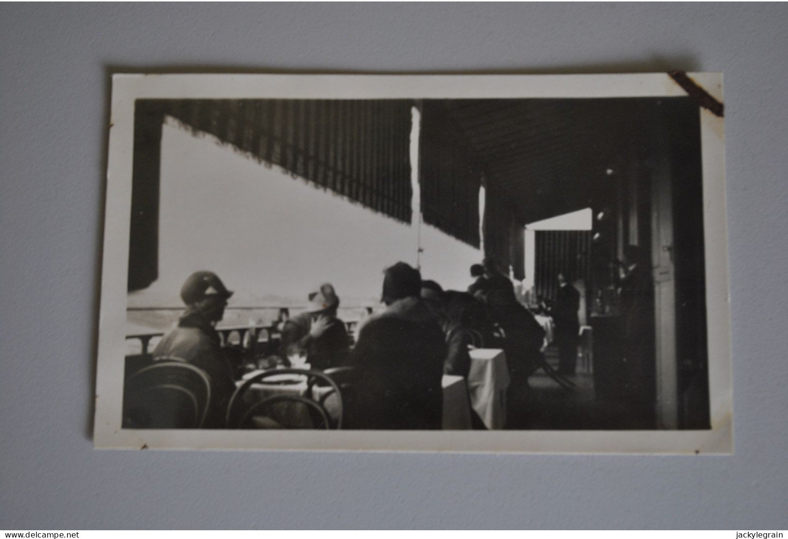 France 1948 Photo Thonon/Terrasse Restaurant 11 X 7 Cm - Europa