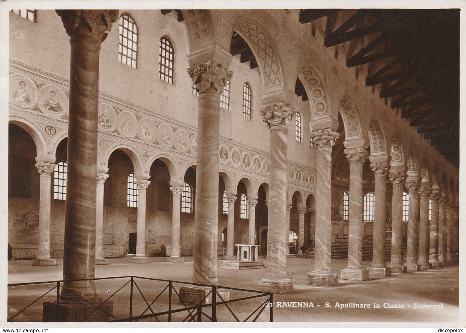 AD258 Ravenna - Basilica Di Sant'Apollinare In Classe - Interno / Viaggiata 1949 - Ravenna