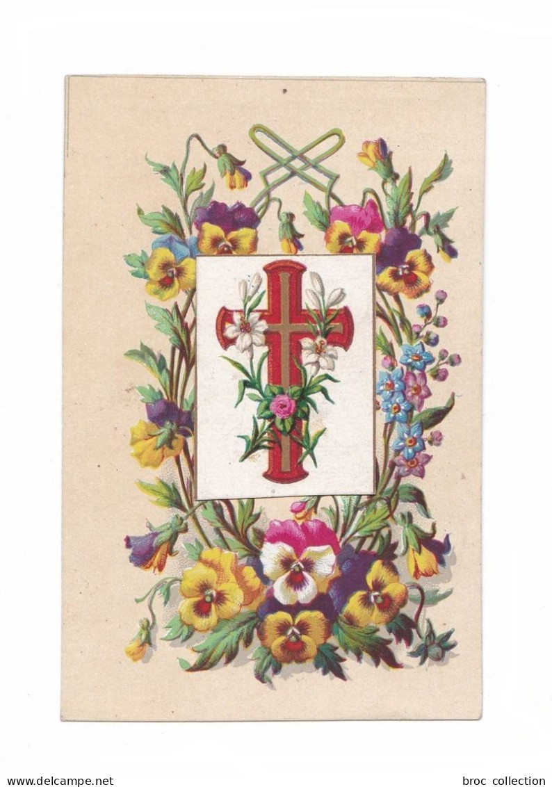 Croix Et Fleurs, Pensées, éditeur Non Mentionné - Devotion Images