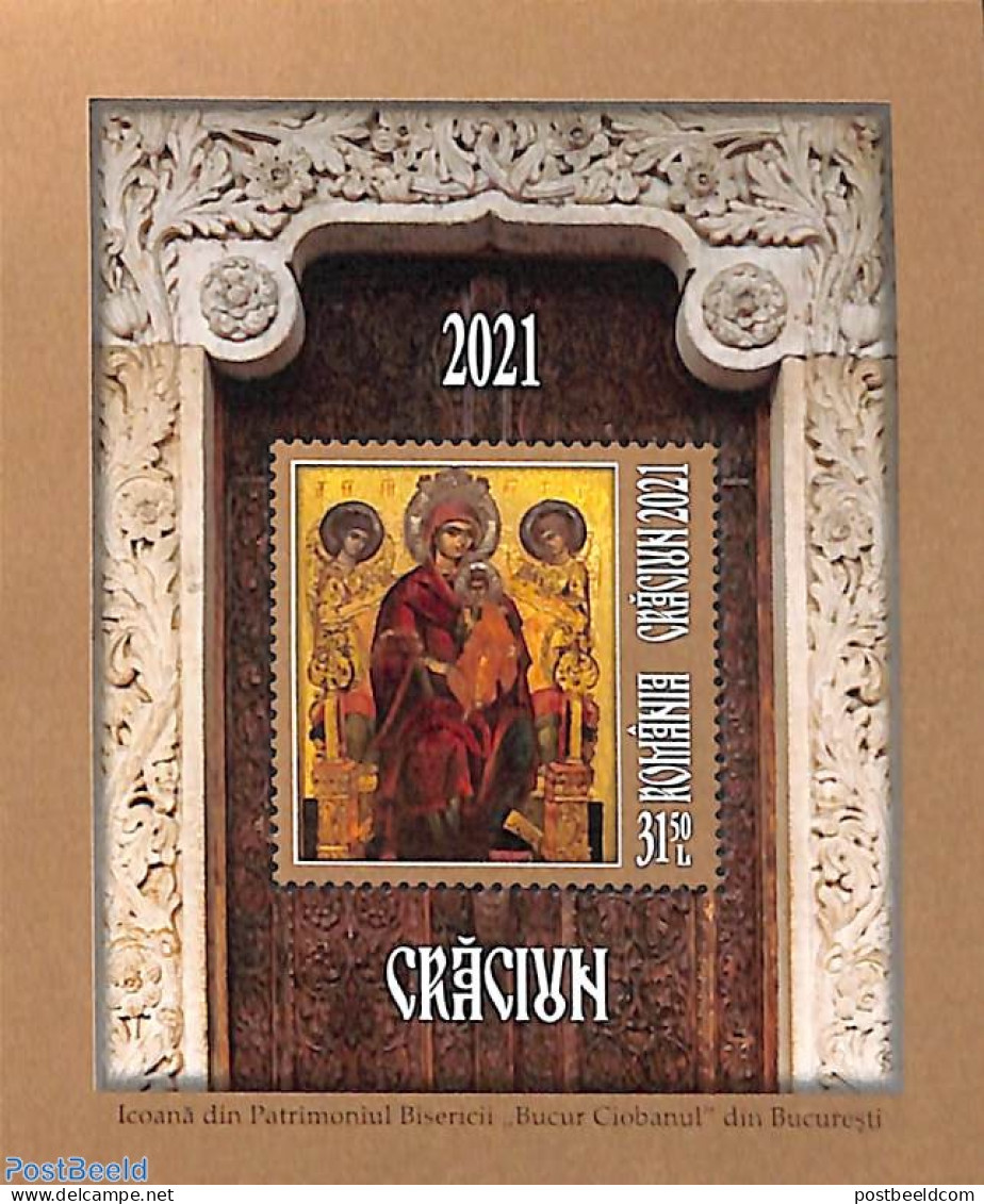 Romania 2021 Christmas S/s, Mint NH, Religion - Christmas - Neufs