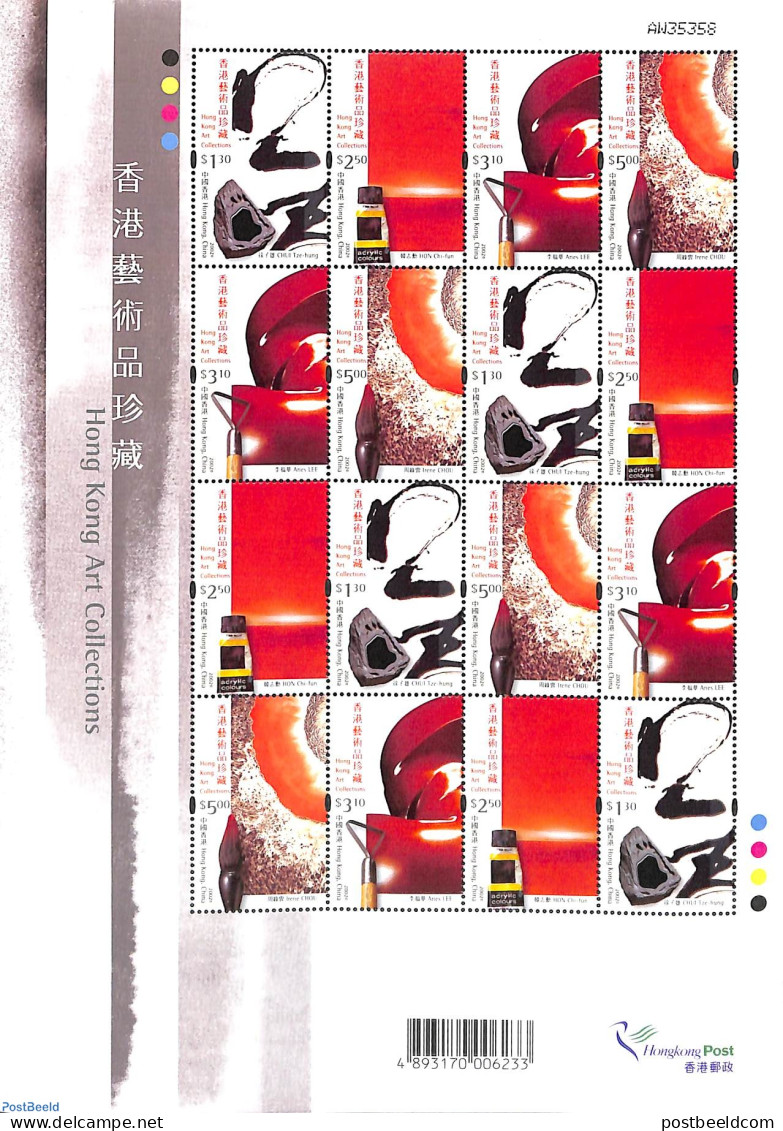Hong Kong 2002 Art Collections M/s, Mint NH, Art - Modern Art (1850-present) - Unused Stamps
