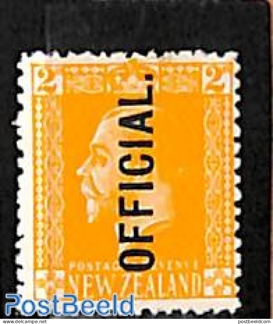 New Zealand 1915 2d, OFFICIAL, Stamp Out Of Set, Unused (hinged) - Unused Stamps
