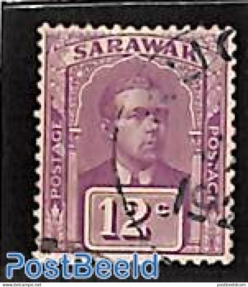 Malaysia 1918 Sarawak, 12c, Without WM, Used Stamps - Autres & Non Classés