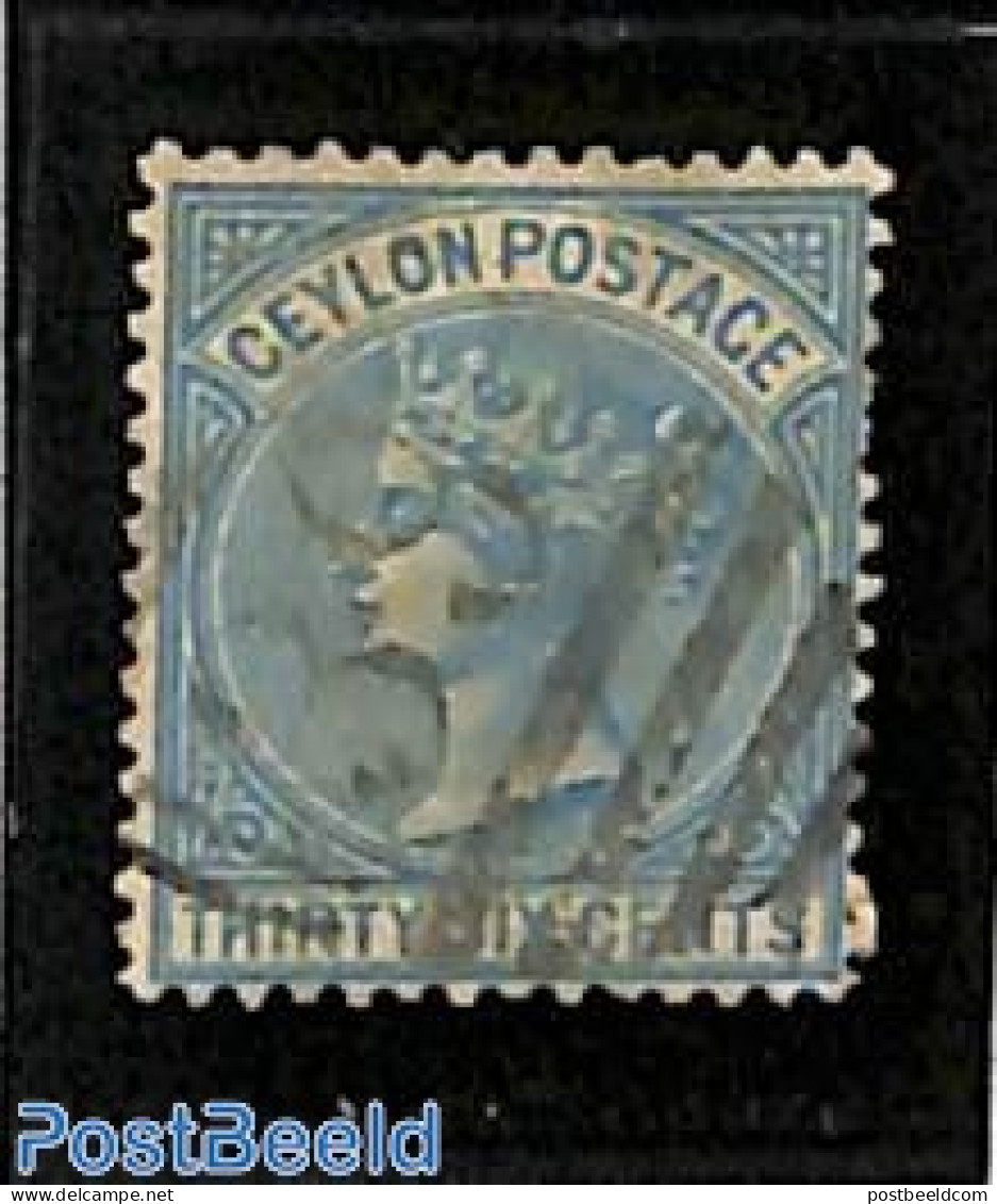 Sri Lanka (Ceylon) 1872 36c, Used, Used Stamps - Sri Lanka (Ceylon) (1948-...)