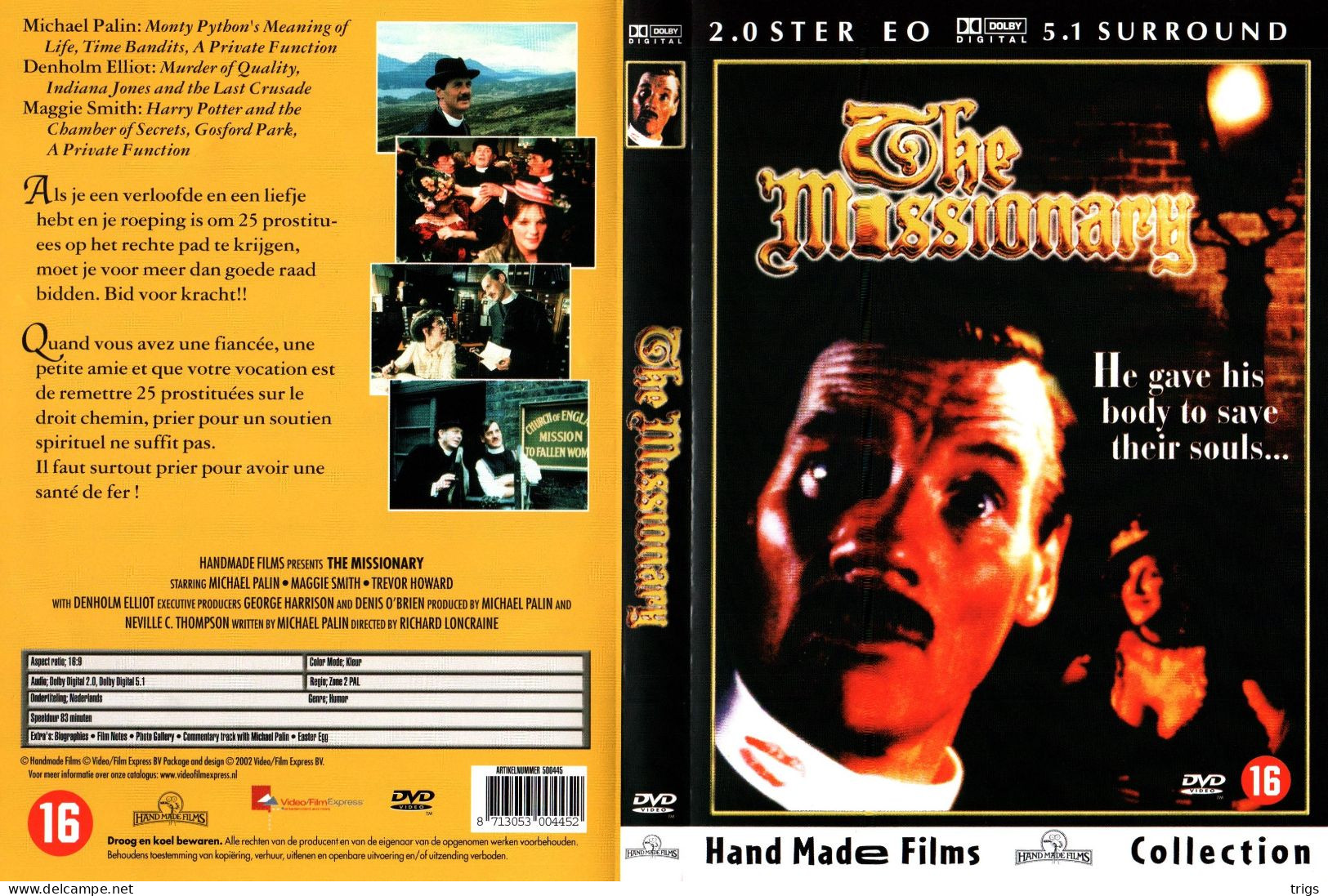 DVD - The Missionary - Commedia