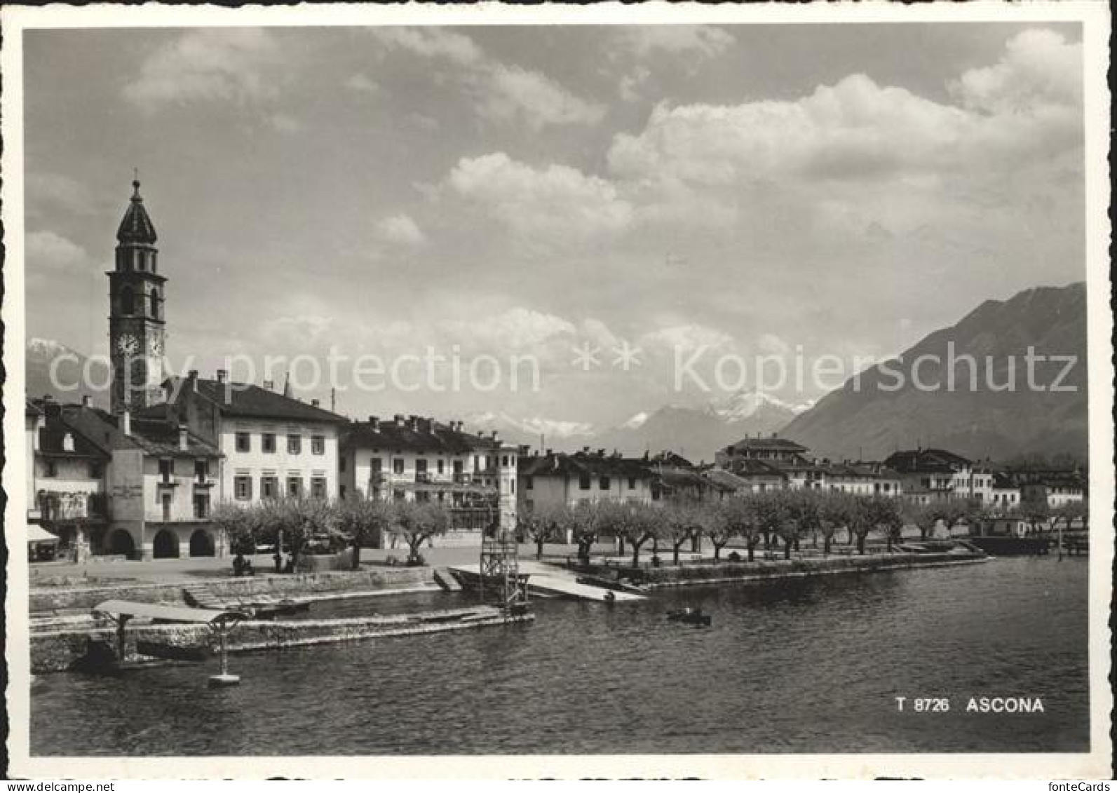 11641847 Ascona TI Teilansicht Kirche Ascona - Other & Unclassified