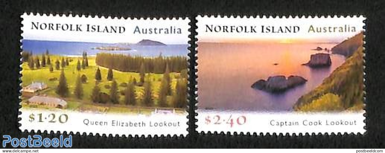 Norfolk Island 2023 Lookouts 2v, Mint NH, Various - Tourism - Otros & Sin Clasificación