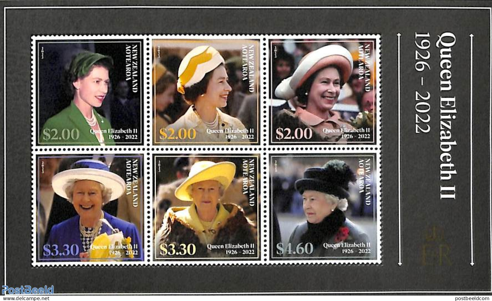 New Zealand 2023 Queen Elizabeth II, 1926-2022 S/s, Mint NH, History - Kings & Queens (Royalty) - Unused Stamps