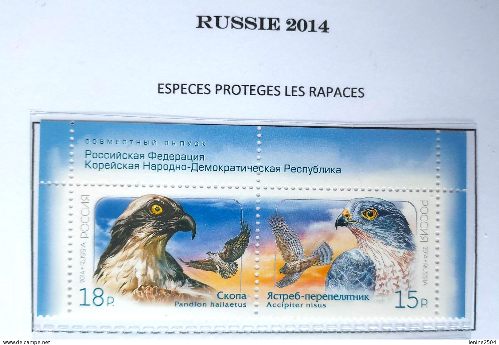 Russie 2014 YVERT N° 7533-7534 MNH ** - Nuevos