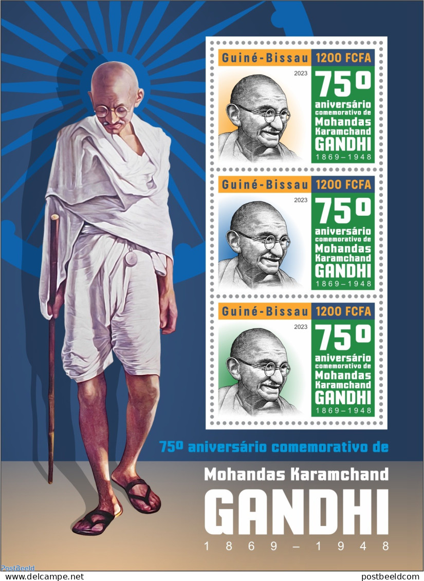 Guinea Bissau 2023 Mahatma Gandhi, Mint NH, History - Gandhi - Mahatma Gandhi