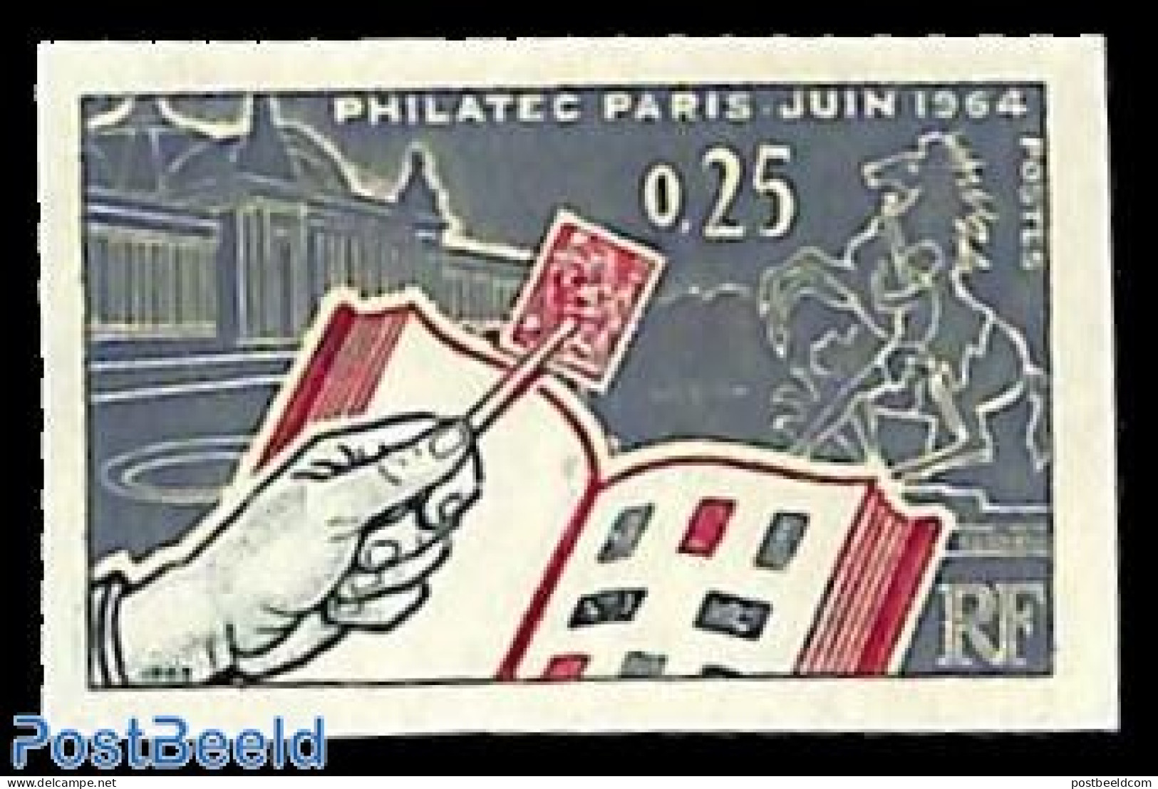France 1963 Philatec 1v, Imperforated, Mint NH, Philately - Ungebraucht