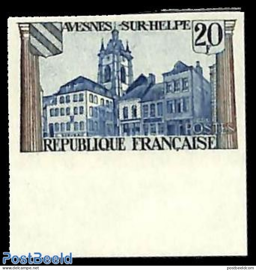 France 1959 Avesnes Sur Helpe 1v, Imperforated, Mint NH - Ongebruikt