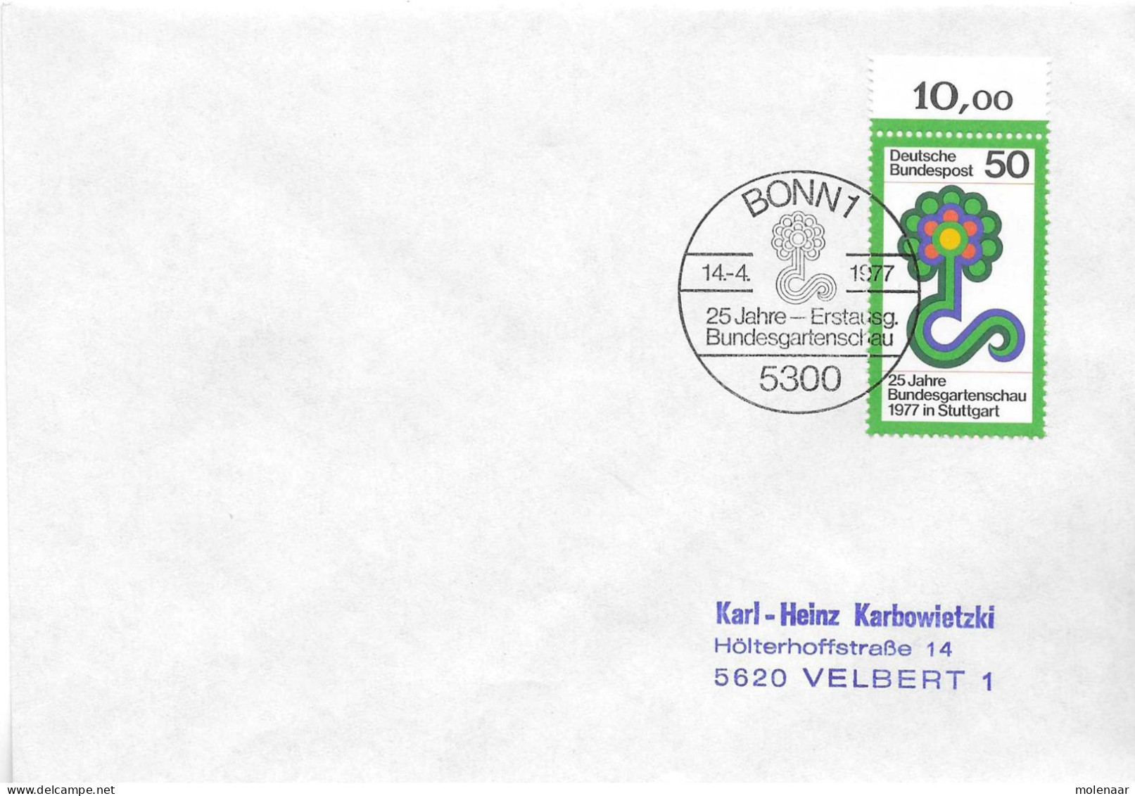 Postzegels > Europa > Duitsland > West-Duitsland > 1970-1979 > Brief Met No. 927 (17353) - Storia Postale