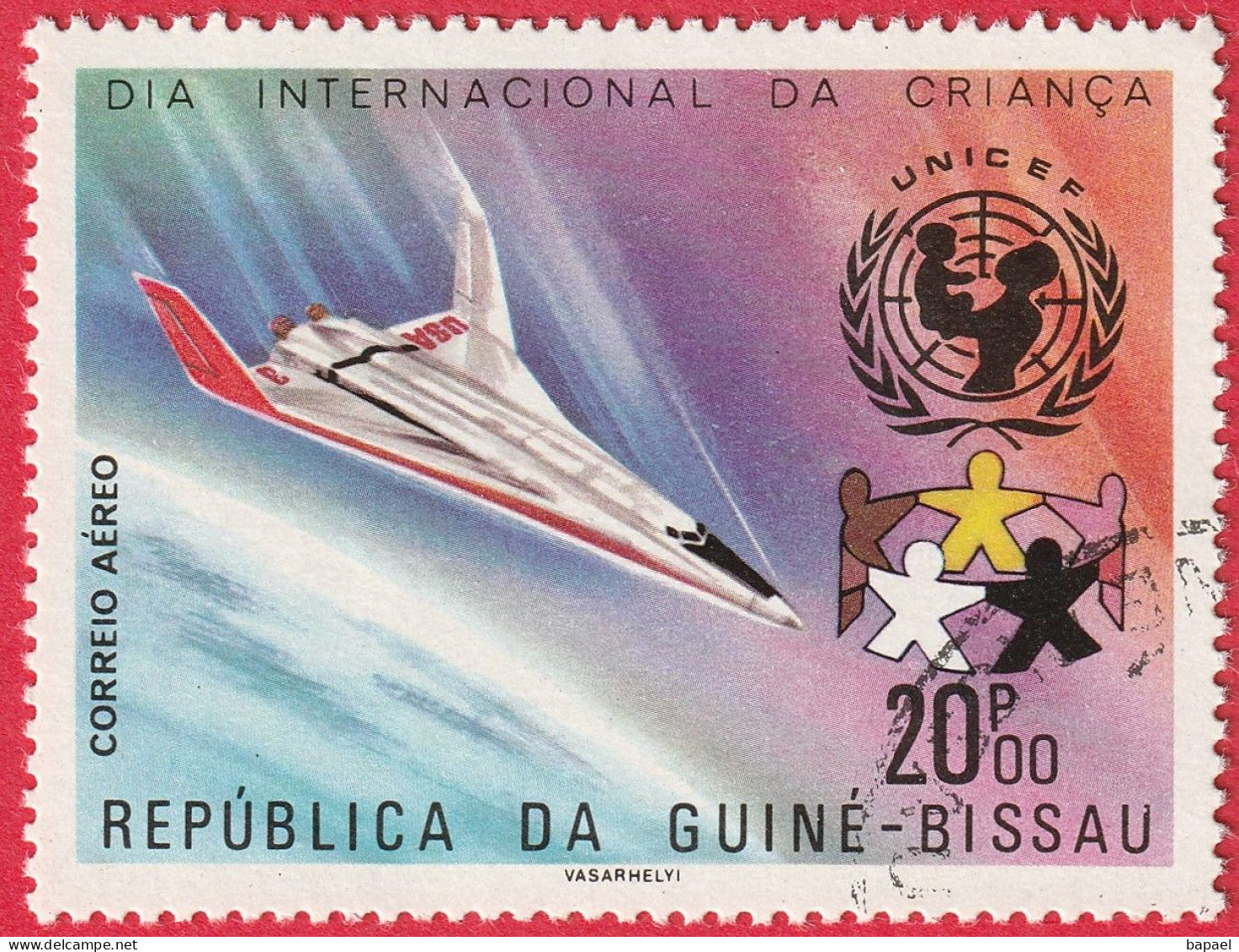 N° Yvert & Tellier 49 - Guinée-Bissau (Poste Aérienne) (1979) (Oblitéré) - Journée Internationale Enfant (2) - Guinea-Bissau