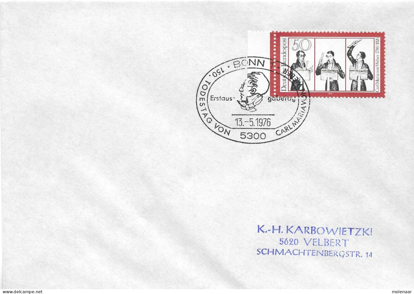 Postzegels > Europa > Duitsland > West-Duitsland > 1970-1979 > Brief Met No. 894  (17354) - Briefe U. Dokumente
