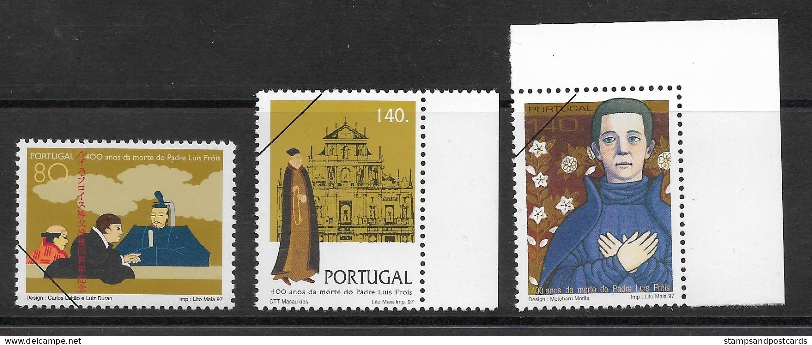 Portugal 1997 SPECIMEN Pére Luis Frois émission Commune Avec Macau Father Frois Joint Issue With Macao - Joint Issues