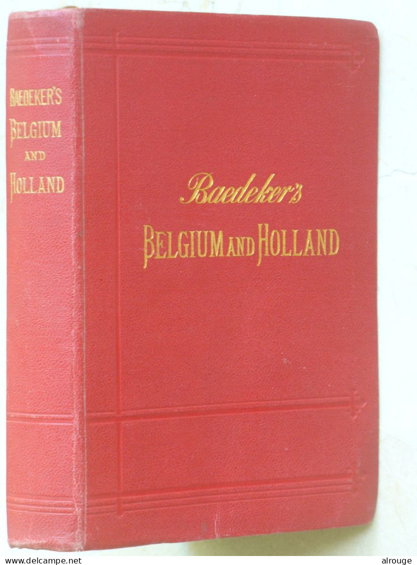 Guide Baedeker's Belgium And Holland, 1910 - 1900-1949