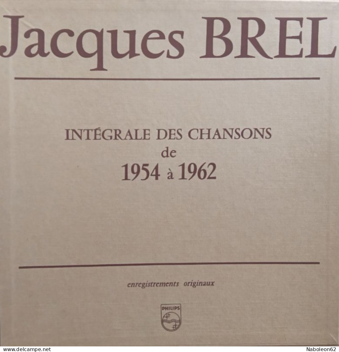 Coffret Jacques Brel Intégrale Des Chansons De 1954 à 1962 - Sonstige - Franz. Chansons