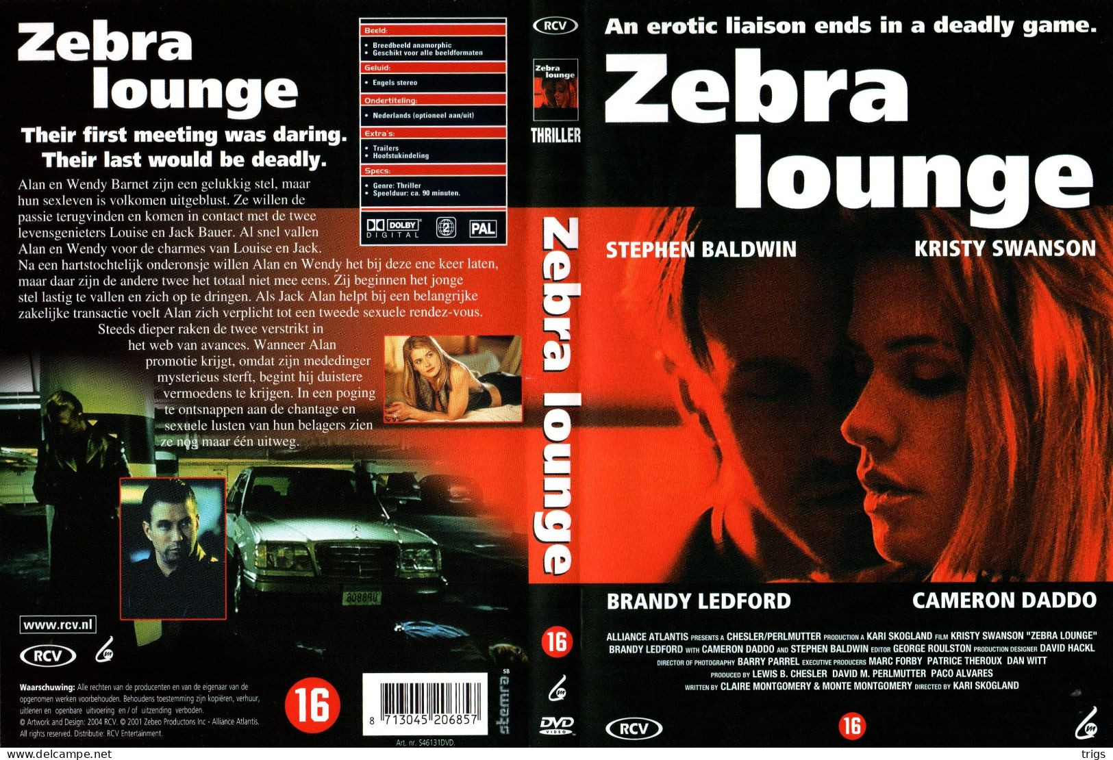 DVD - Zebra Lounge - Politie & Thriller