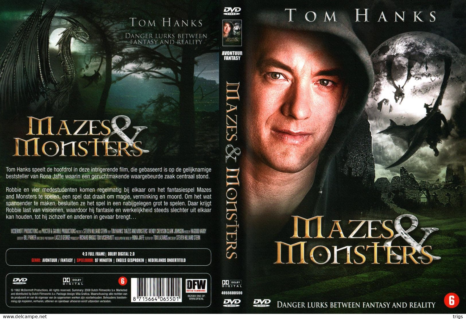 DVD - Mazes & Monsters - Actie, Avontuur