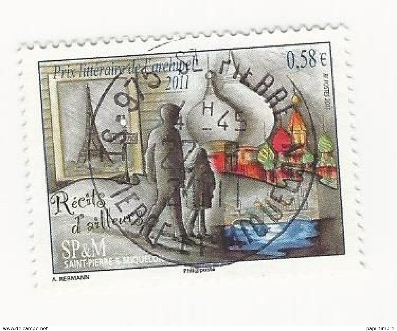 SPM-2011 -Prix Littéraire De L'archipel "Récits D'ailleurs" - N° 1001 Oblitéré - Used Stamps