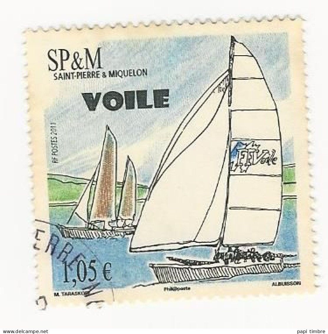 SPM-2011 -Sport-La Voile - N° 1009 Oblitéré - Used Stamps