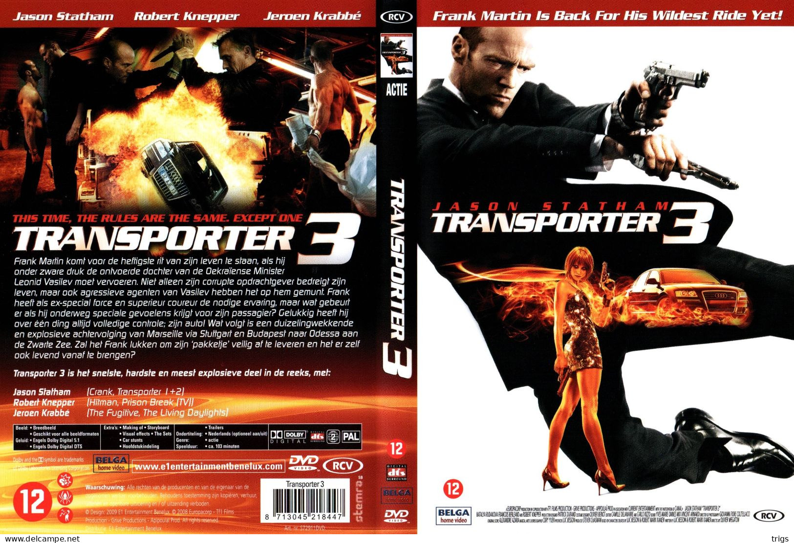 DVD - Transporter 3 - Actie, Avontuur