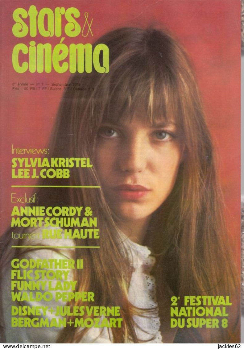 44/ STARS & CINEMA N° 7/1975, Voir Sommaire, Kristel, Crawford, Redford, Pacino, Delon, Streisand, Cordy, Cobb - Film