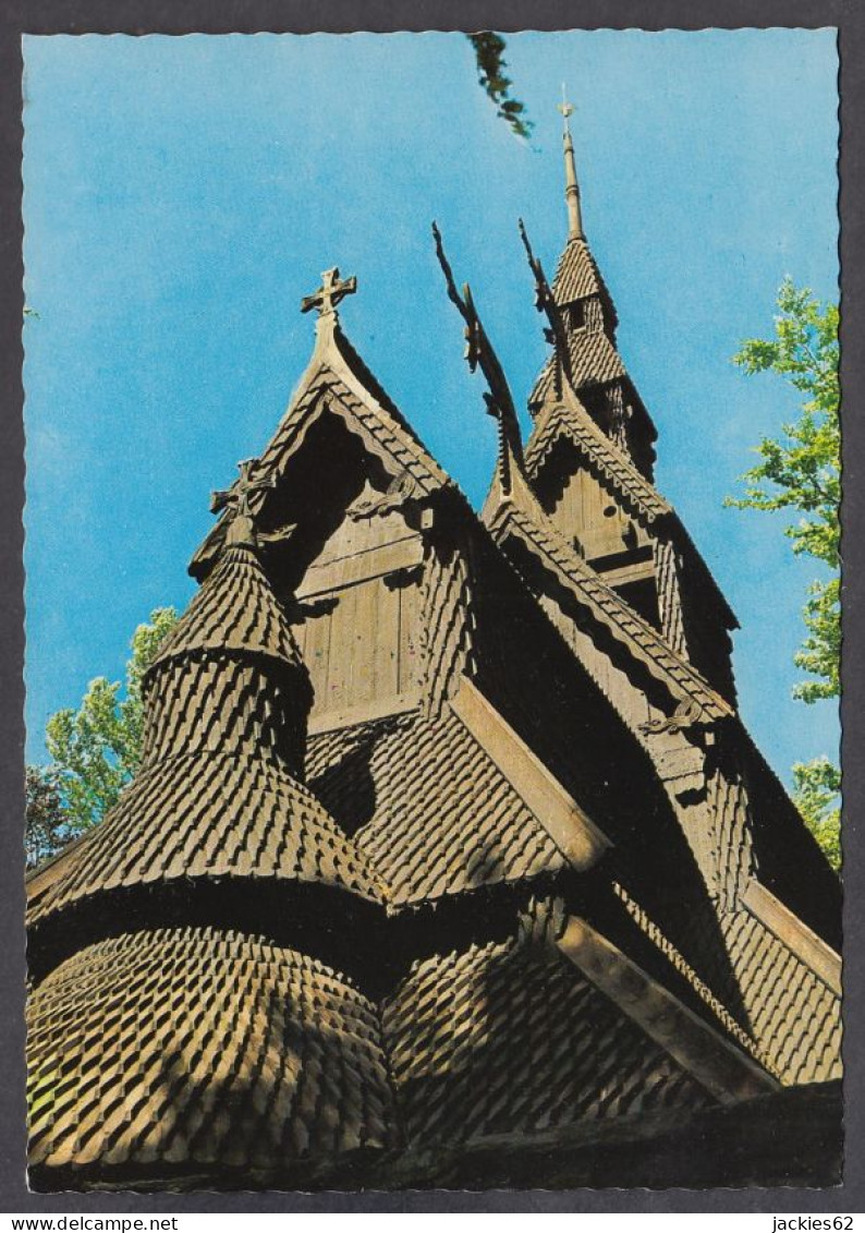 126958/ BERGEN, Fantoft Stave Church, Fantoft Stavkirke - Norvège