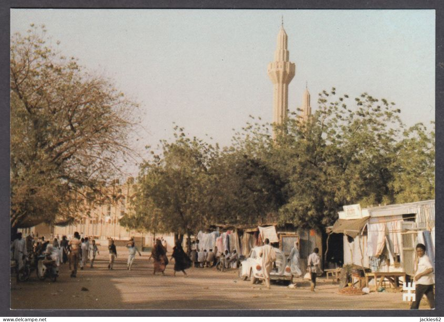 121063/ N'DJAMENA, Le Grand Marché Et La Mosquée Centrale - Ciad