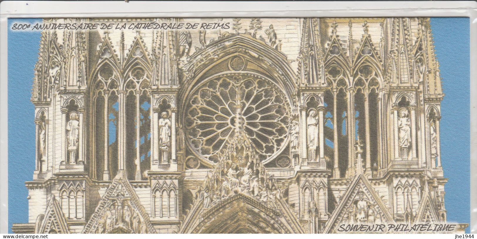 France Bloc Souvenir N° 58 ** Cathédrale De Reims, 800 éme Anniversaire - Blocs Souvenir