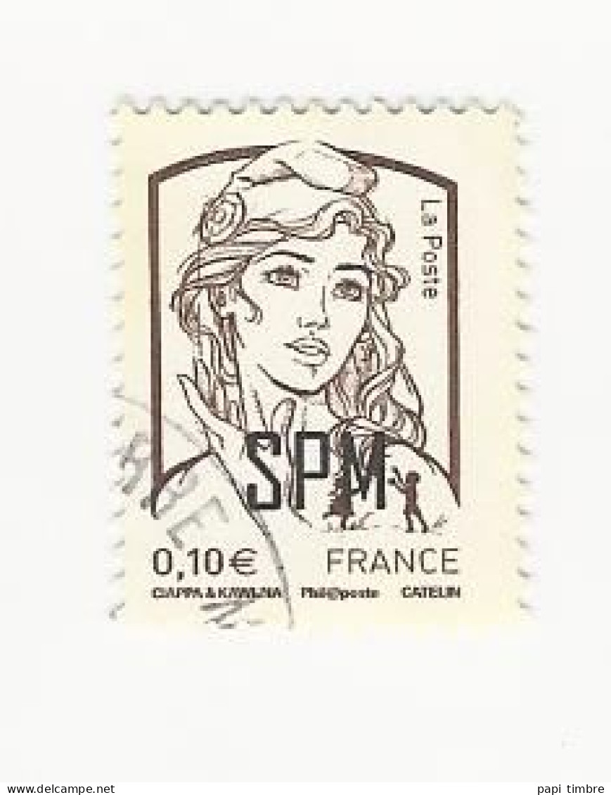 SPM-2013 -Marianne De Ciappa Et Kawena - N° 1084 Oblitéré - Used Stamps