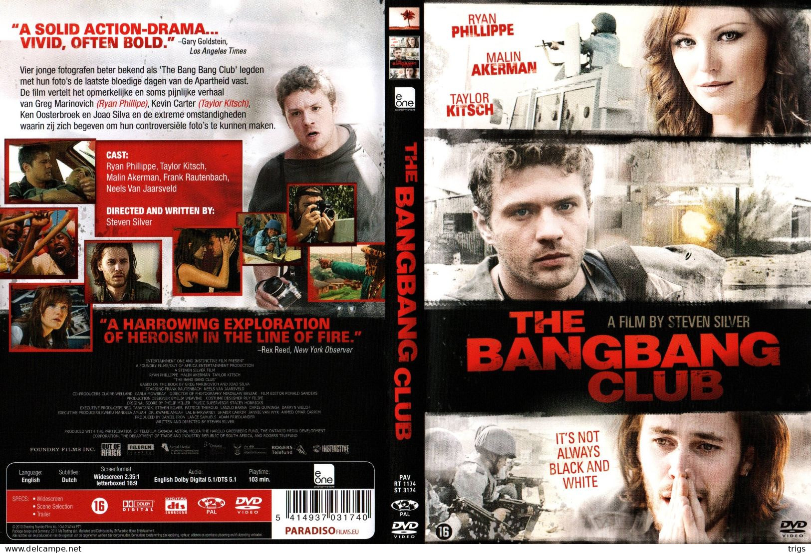 DVD - The Bang Bang Club - Drama