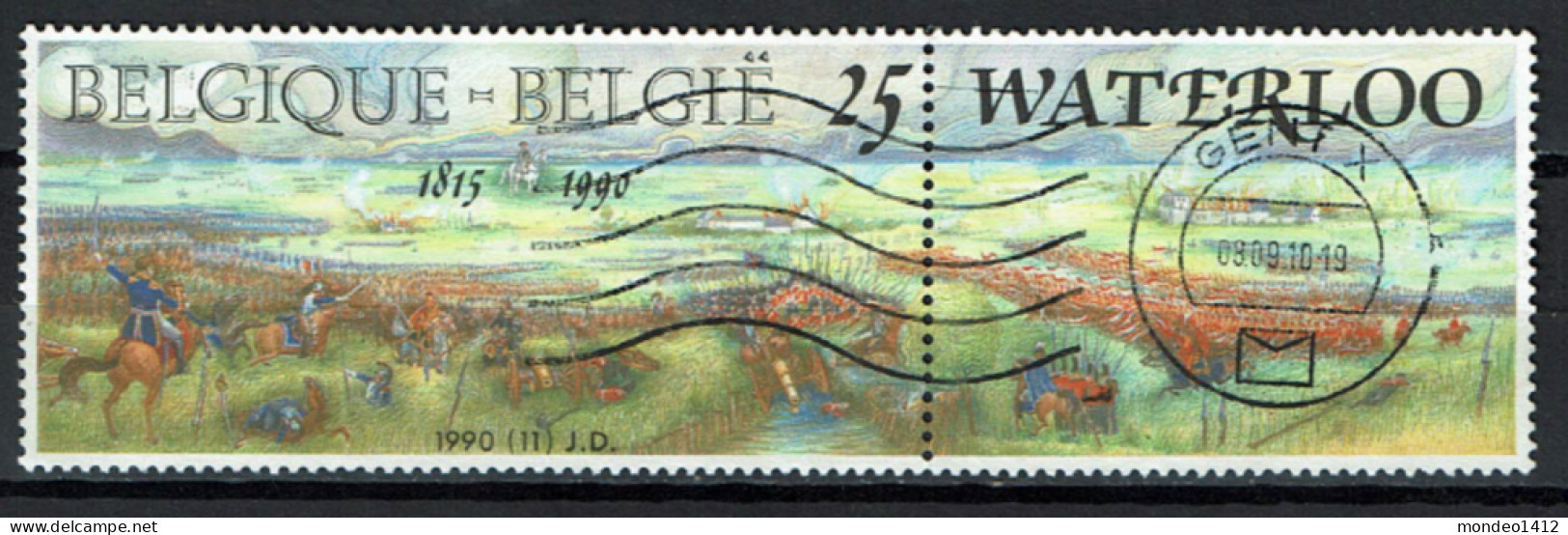 België 1990 OBP 2376 - Y&T 2376 - Slag Van Waterloo, Bataille De Waterloo - Oblitérés