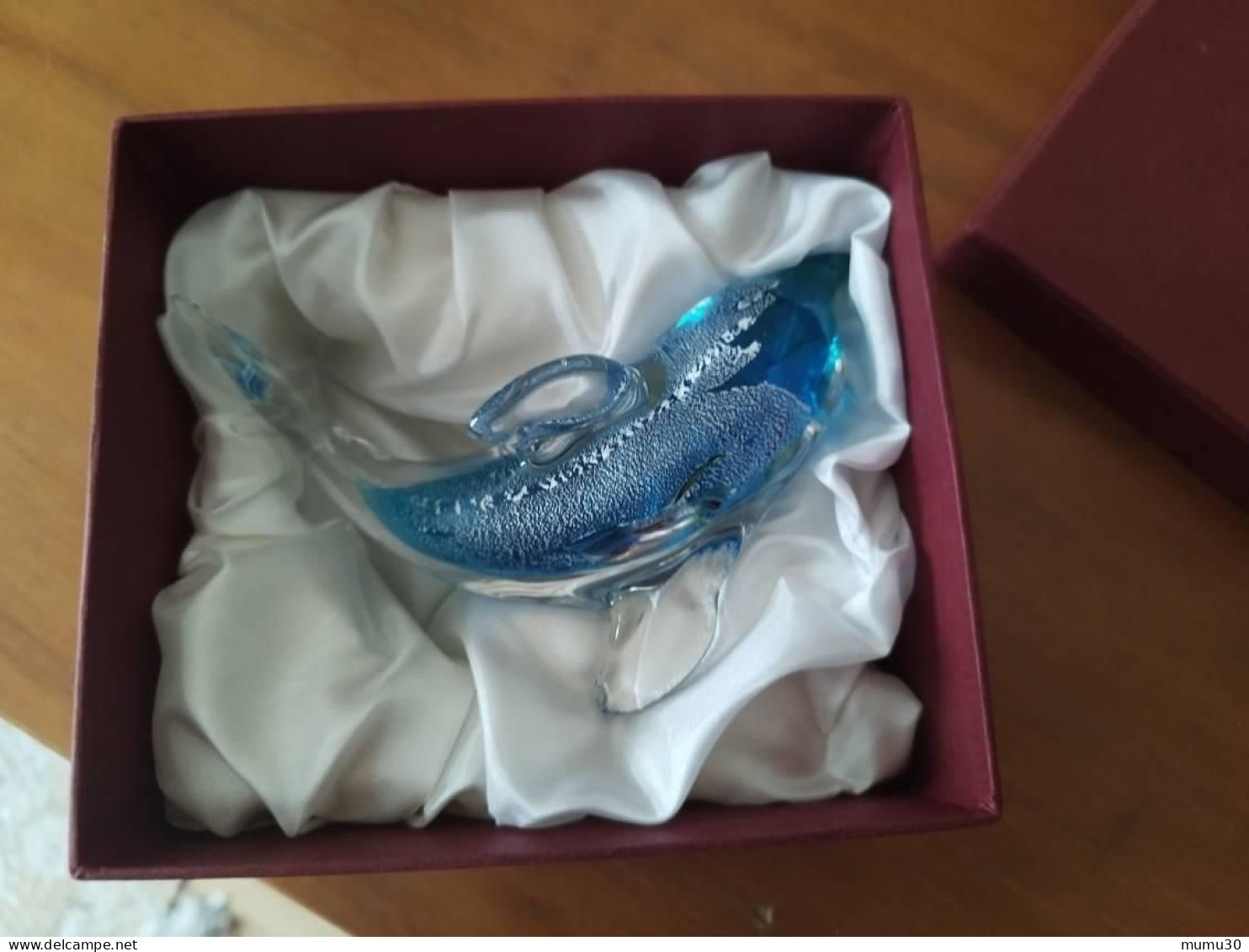 Magnifique Dauphin En Véritable Verre De Murano Acheté à Venise Années 90 - Glass & Crystal