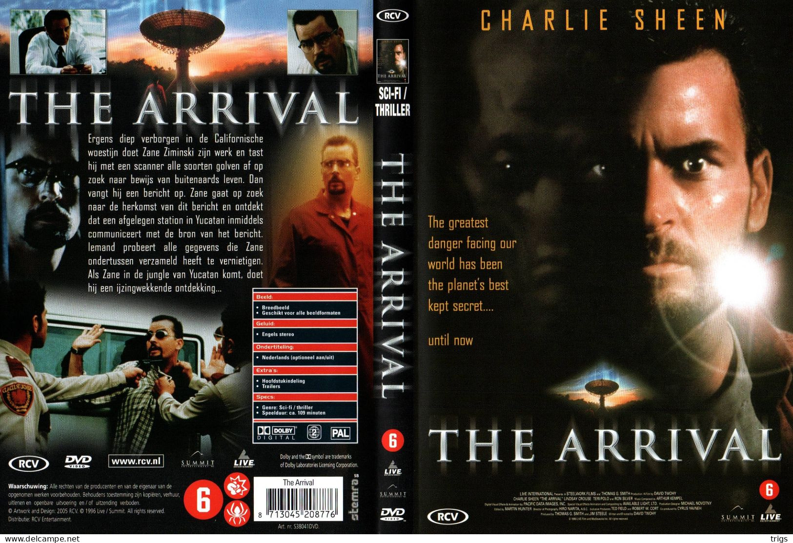 DVD - The Arrival - Ciencia Ficción Y Fantasía